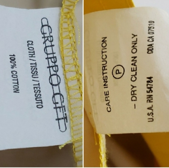 Vintage EMANUEL UNGARO Yellow Raincoat, Women's: Oversized Medium, $200 - Picture 9 of 10